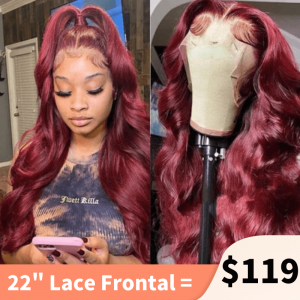 Flash Sale Julia Hair Affordable 99J Burgundy Color Body Wave 13x4 Lace Front Wig 150% Density Pre Plucked Red Human Hair Wigs 